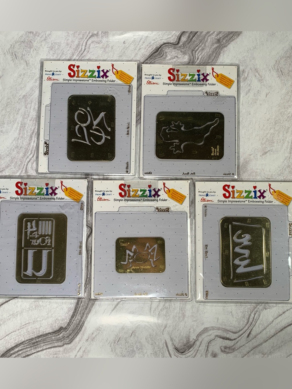 Sizzix Simple Impressions Embossing Folders